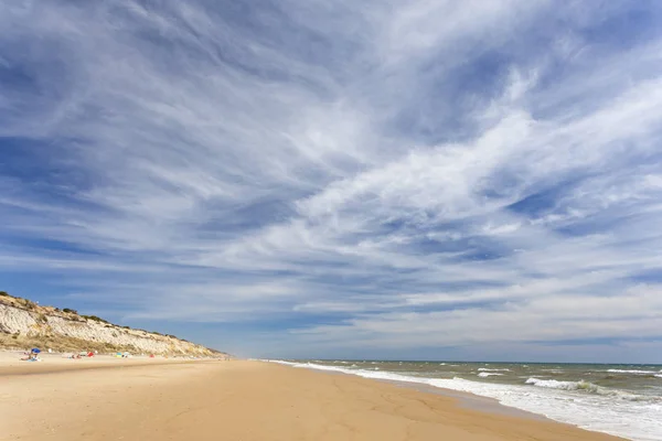 Atlantic ocean beach i Spanien — Stockfoto