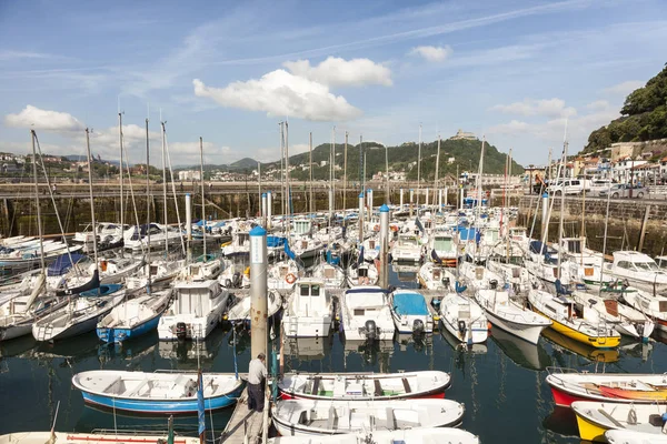 Marina in san sebastian, spanien — Stockfoto