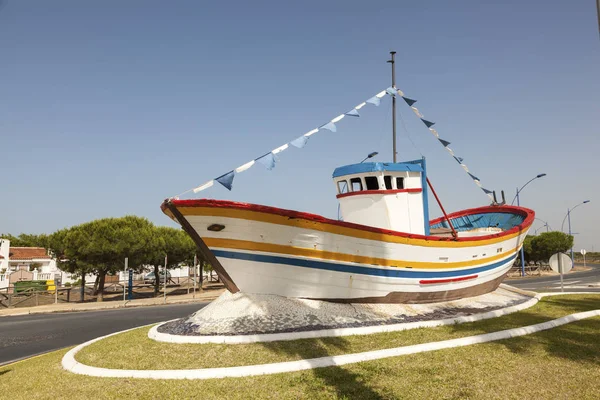 Velho barco de pesca em Espanha — Fotografia de Stock