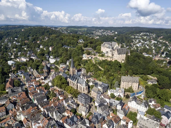 Cidade velha de Marburg, Alemanha — Fotografia de Stock