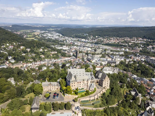 Città vecchia di Marburg, Germania — Foto Stock