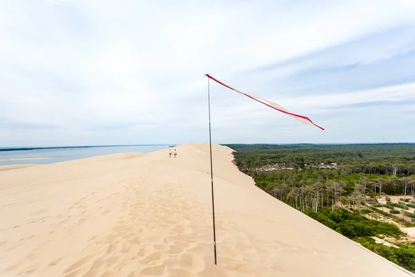 No topo da Duna de Pilat, França — Fotografia de Stock