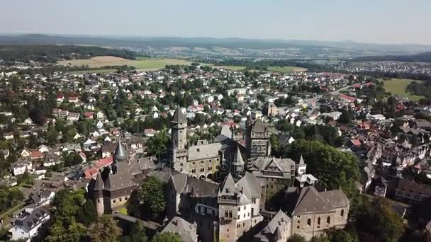 Staden Braunfels i Hessen, Tyskland — Stockvideo