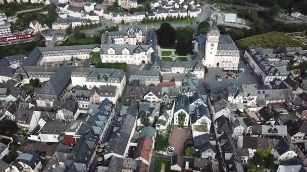 Old town of Weilburg, Germany — Stock Video