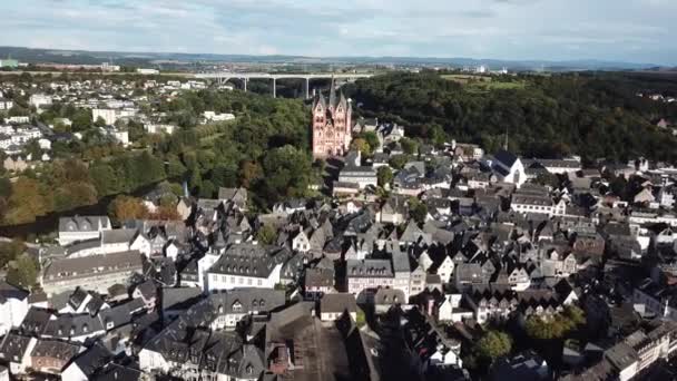 Oude binnenstad van Limburg, Duitsland — Stockvideo