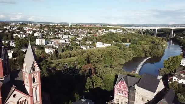 Παλιά πόλη της Limburg, Γερμανία — Αρχείο Βίντεο