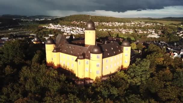 Kasteel van Montabaur, Duitsland — Stockvideo