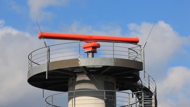 Flyg surveillance radar — Stockvideo