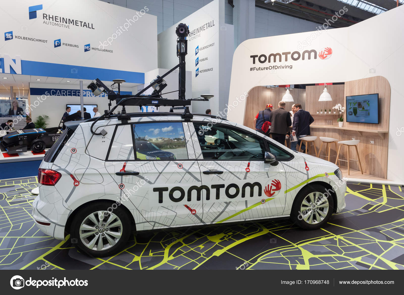 TomTom Camera Car at the IAA 2017 — Stock Editorial Photo