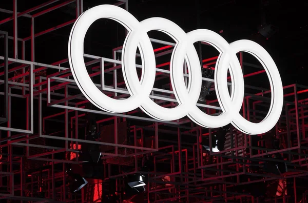 Εταιρικό λογότυπο Audi — Φωτογραφία Αρχείου