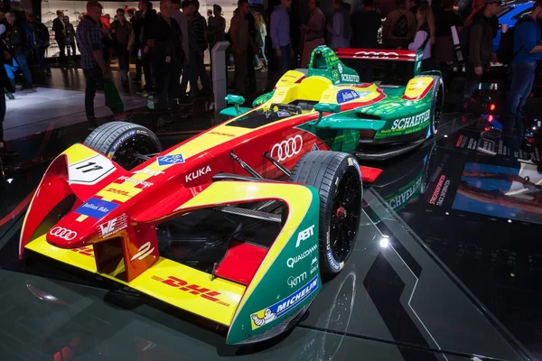 Audi Formula e αυτοκίνητο ηλεκτρικές Ιπποδρομίες — Φωτογραφία Αρχείου