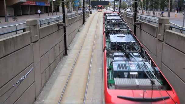 Трамваї в Торонто, Канада — стокове відео