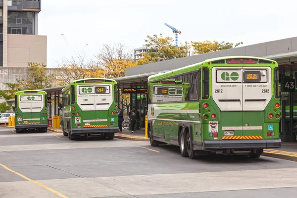 GO Buses en Toronto, Canadá — Foto de Stock