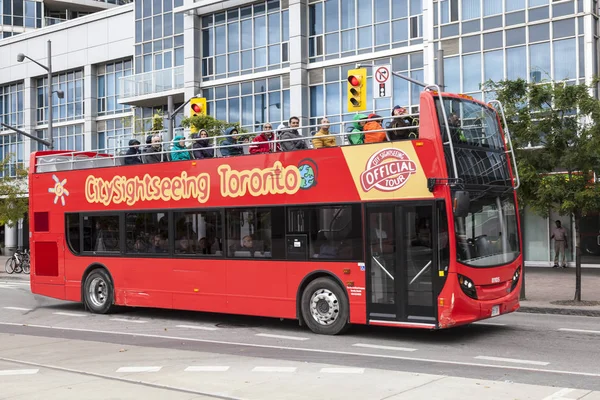 Autobús turístico en Toronto, Canadá — Foto de Stock