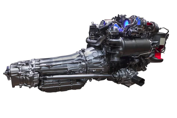 Engine with transmission — Stock Photo, Image