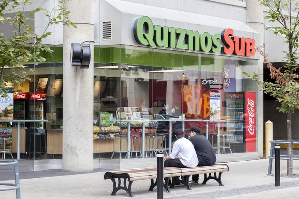 Quiznos Sub restaurant in Toronto, Canada — Stock Photo, Image