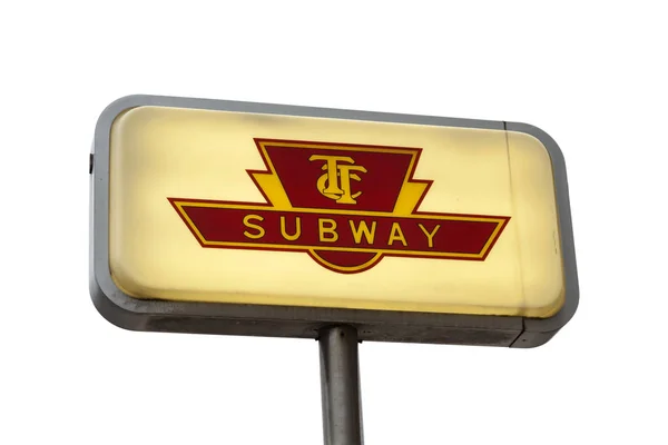 Toronto Subway Sign — Stock Photo, Image