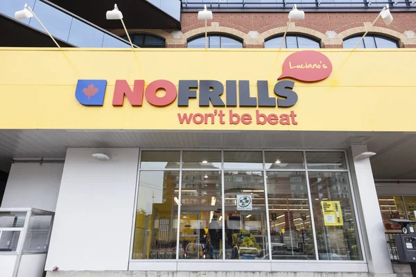 Negozio di alimentari No Frills a Toronto, Canada — Foto Stock