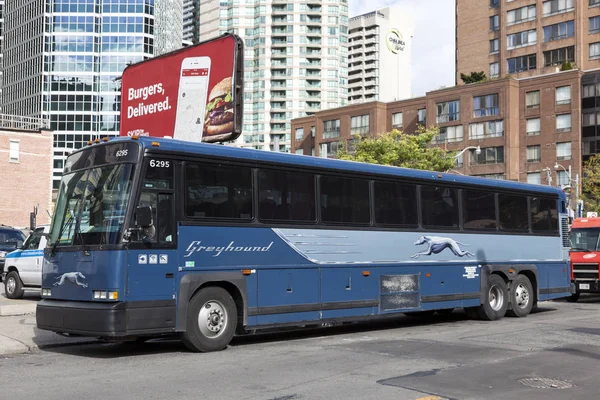 Autobús Greyhound en Toronto, Canadá — Foto de Stock