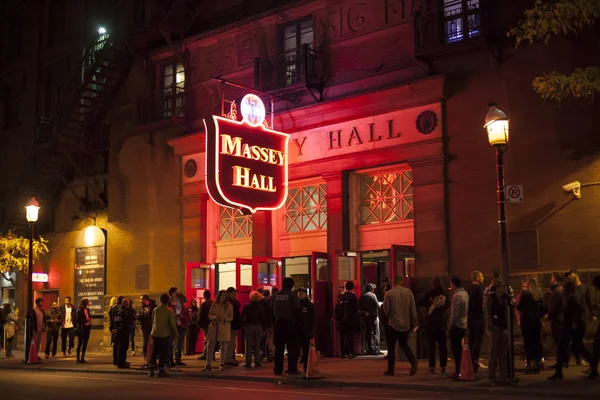 Massey Hall στο Τορόντο, Καναδάς — Φωτογραφία Αρχείου