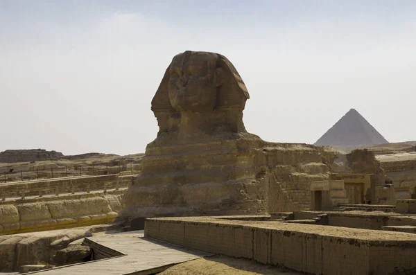 Sphinx Pyramid Giza — Stock Photo, Image