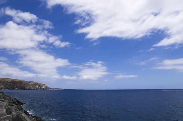 Tenerife Zee Kust Landschap Zuidkust — Stockfoto