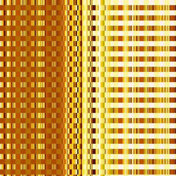 黄色和橙色的单色线正方形部落 — 图库照片