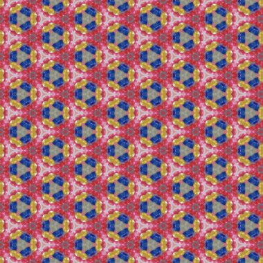 kaleidoscope red, pink, blue, yellow balloon, Inflatable ball seamless