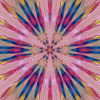 kaleidoscope colorful balloon, Inflatable ball in mandala