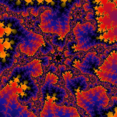 Fire snowflake illustration for modern creative design