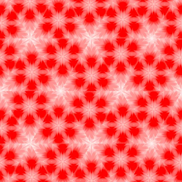 Abstrato Floral Padrão Contínuo Coral Tom Fundo Vermelho Flores Tronco — Fotografia de Stock