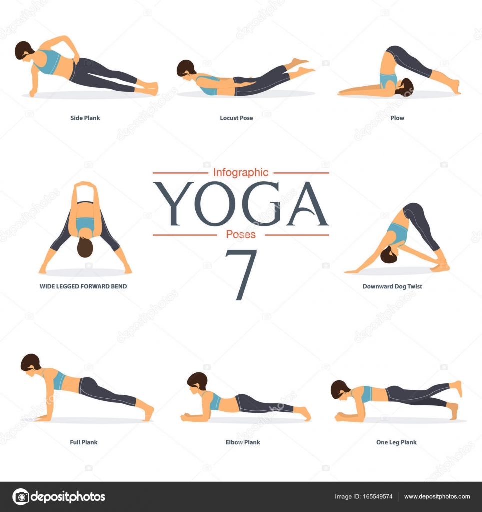 9 Yoga Poses or Asana Posture for Workout in Arm Balance Concept. Women  Exercising for Body Stretching. Fitness Infographic. Stock Vector -  Illustration of class, girl: 200851185