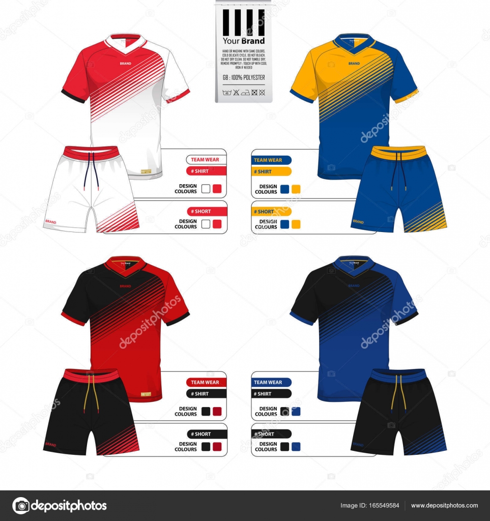 set of soccer jersey