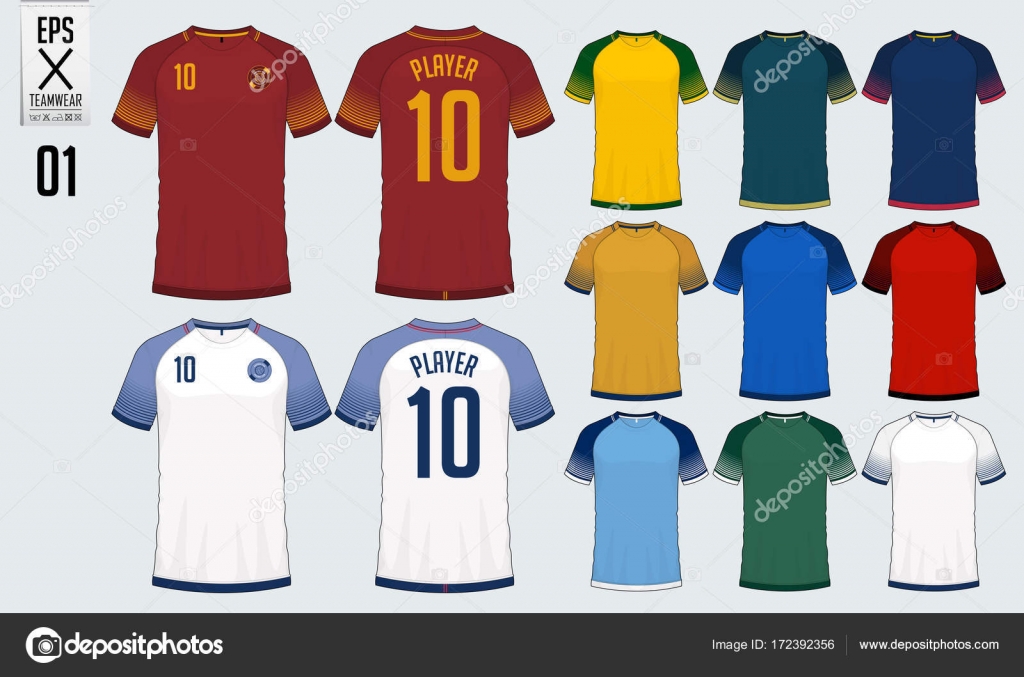 Download Mockup camisetas de futbol | Diseño camiseta de plantilla ...