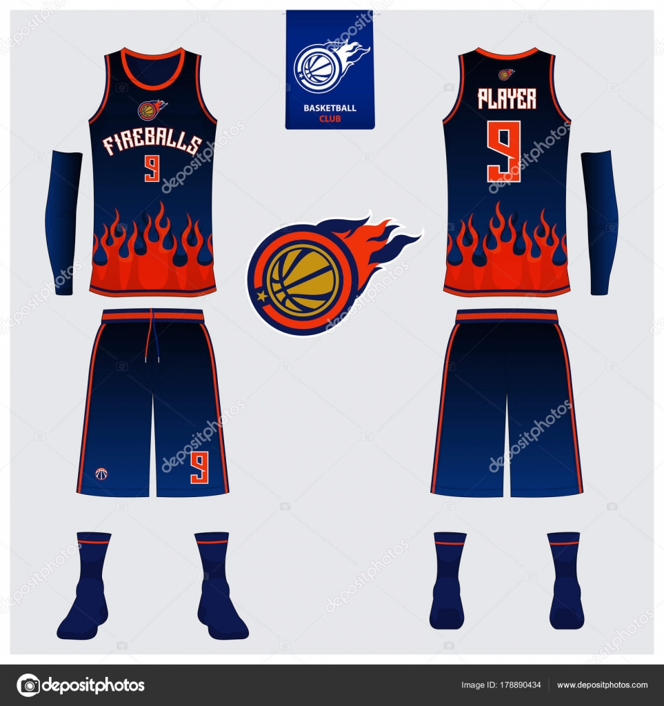 Download basketball jersey pattern design template. orange