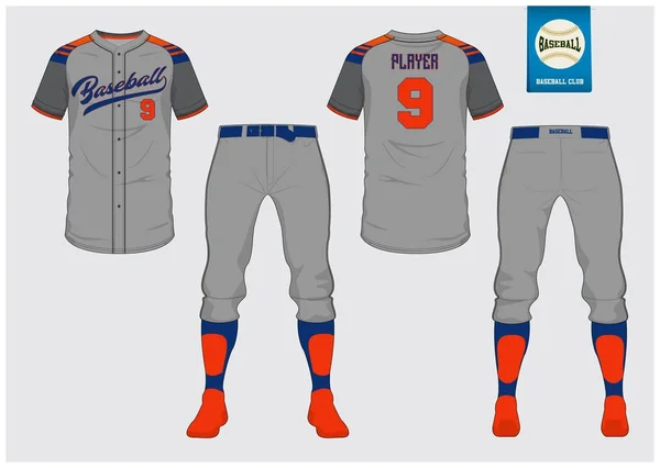 Uniforme de béisbol imágenes de stock de arte vectorial