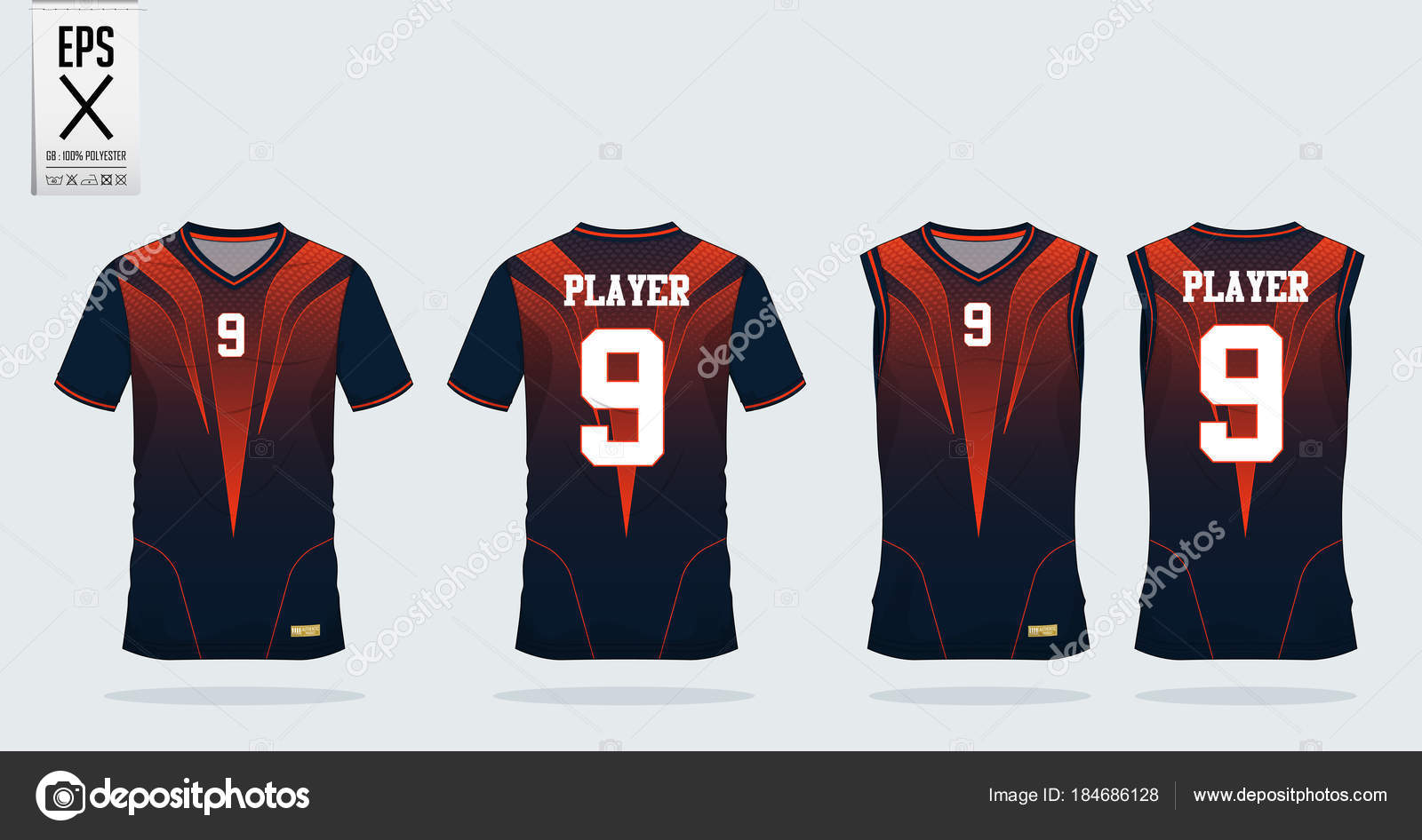 black sports jersey