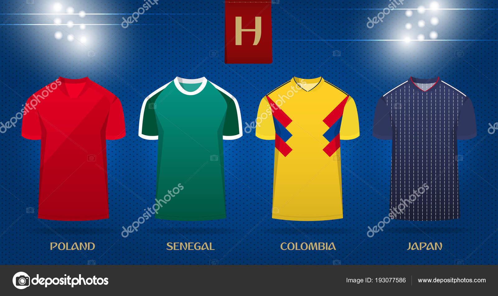 Soccer Jersey Or Football Kit Template Design For Colombia National Football  Team Front And Back View Soccer Uniform Football T Shirt Mock Up With Flat  Logo Design Stock Illustration - Download Image