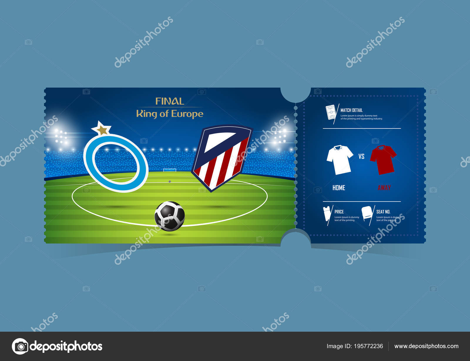 football ticket template