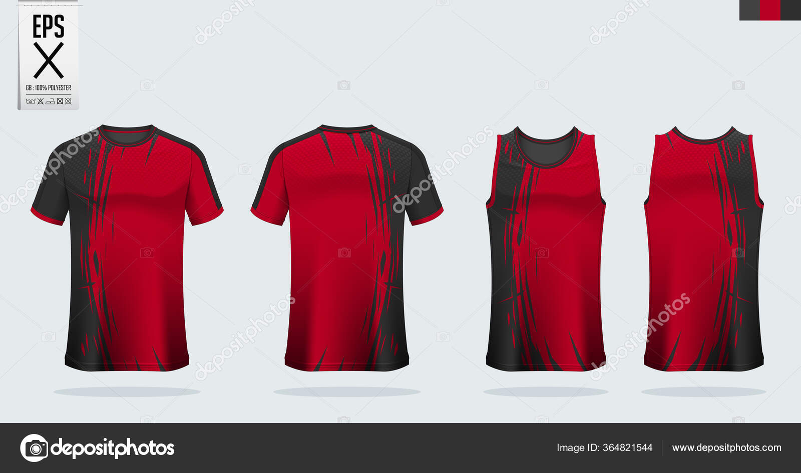 Download Shirt Mockup Sport Shirt Template Design Soccer Jersey Football Kit Vector Image By C Tond Ruangwit Gmail Com Vector Stock 364821544