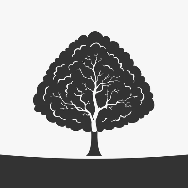 Vektor symbol strom — Stockový vektor