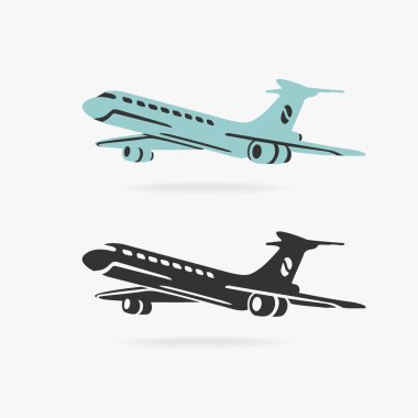 Uçak işareti vektör