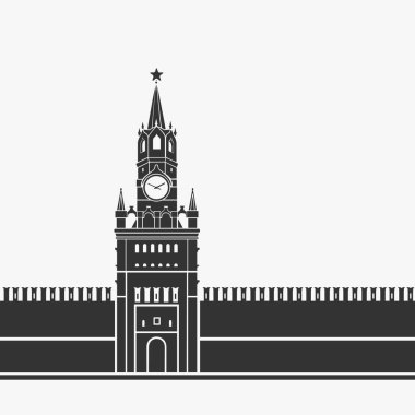 Kremlin saat Chimes Moskova sembolü