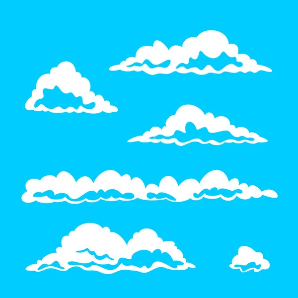 Набір елементів векторної хмари — стоковий вектор
