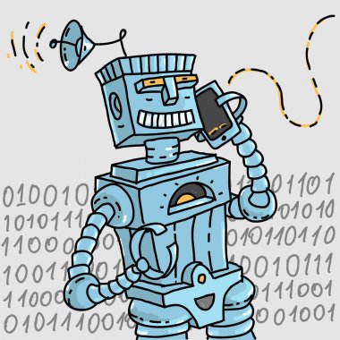 Robot Bot bilgileri iletir