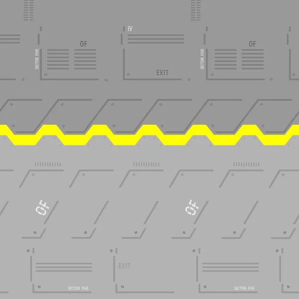 Futuristische ruimte Gate — Stockvector