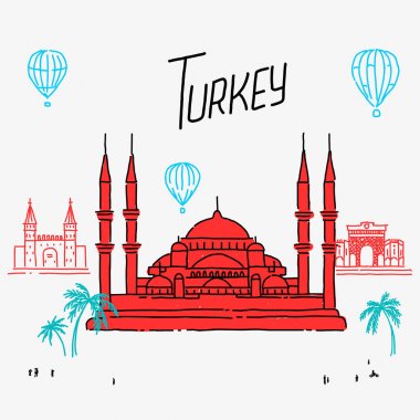 Türkiye'de mimarlık vektör çizgi film