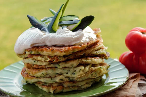 Crêpes de moelle de courge — Photo