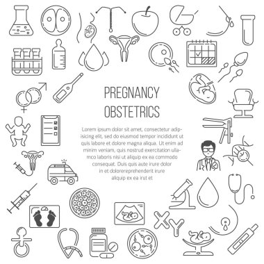 Vektör şablon çizimi