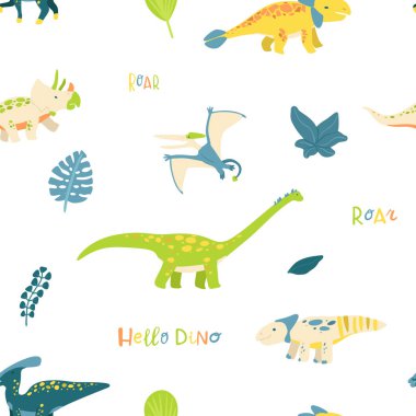 vektör karikatür el kusursuz desen çizildi